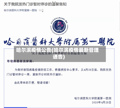 哈尔滨疫情公告(哈尔滨疫情最新管理通告)-第3张图片