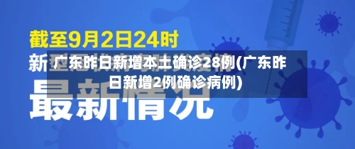 广东昨日新增本土确诊28例(广东昨日新增2例确诊病例)-第2张图片