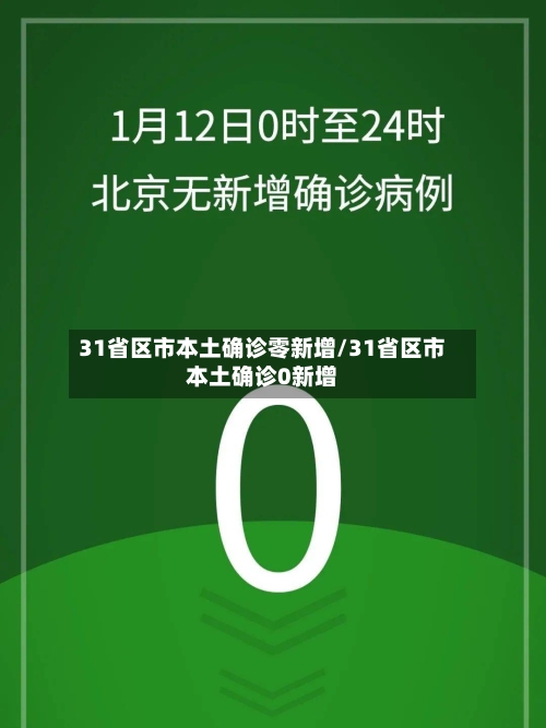 31省区市本土确诊零新增/31省区市本土确诊0新增-第2张图片