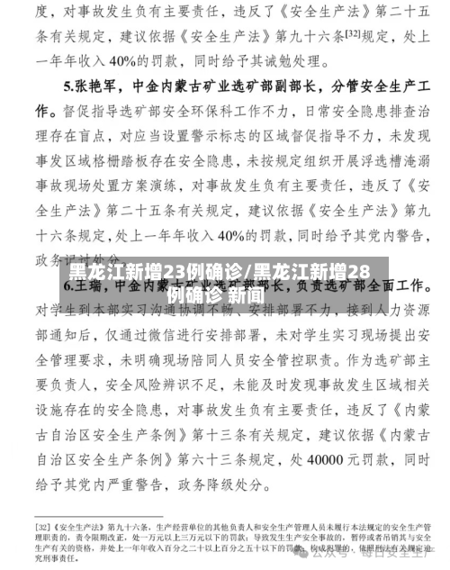 黑龙江新增23例确诊/黑龙江新增28例确诊 新闻-第3张图片