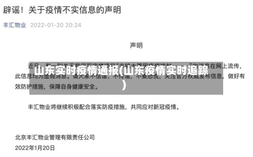 山东实时疫情通报(山东疫情实时追踪)-第3张图片