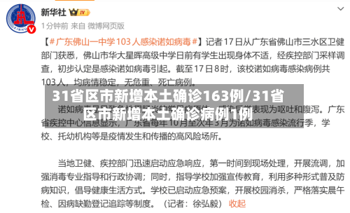31省区市新增本土确诊163例/31省区市新增本土确诊病例1例-第2张图片