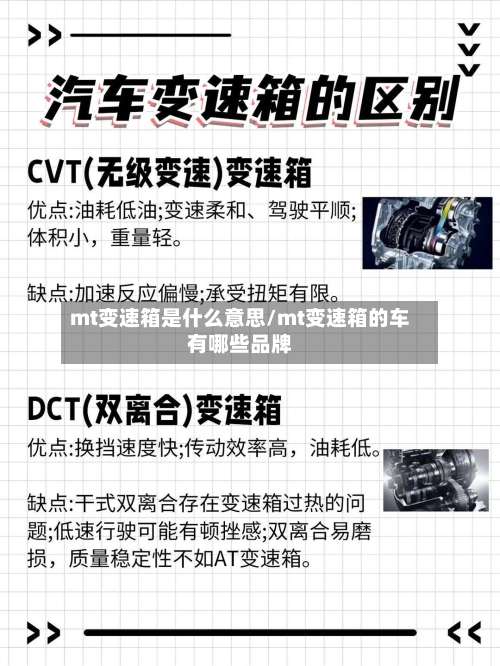mt变速箱是什么意思/mt变速箱的车有哪些品牌