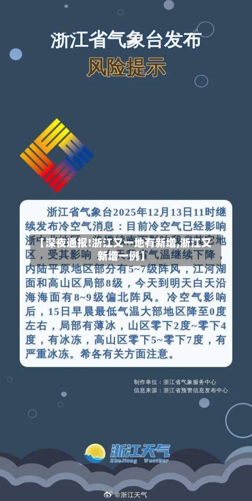 【深夜通报!浙江又一地有新增,浙江又新增一例】