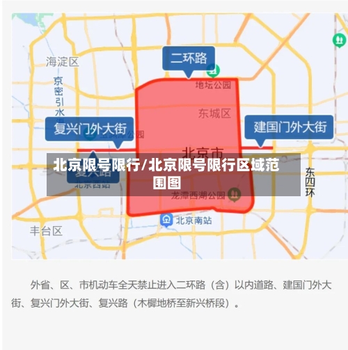 北京限号限行/北京限号限行区域范围图-第2张图片