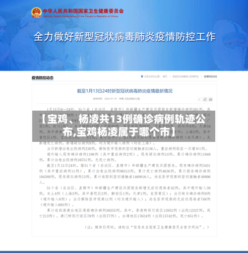 【宝鸡、杨凌共13例确诊病例轨迹公布,宝鸡杨凌属于哪个市】-第3张图片