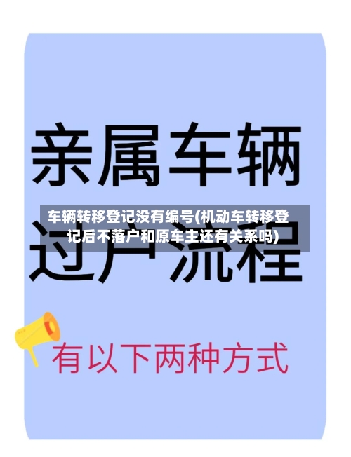 车辆转移登记没有编号(机动车转移登记后不落户和原车主还有关系吗)-第3张图片