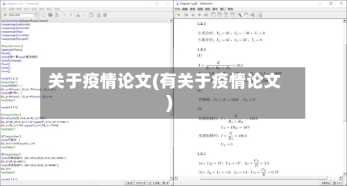 关于疫情论文(有关于疫情论文)-第2张图片