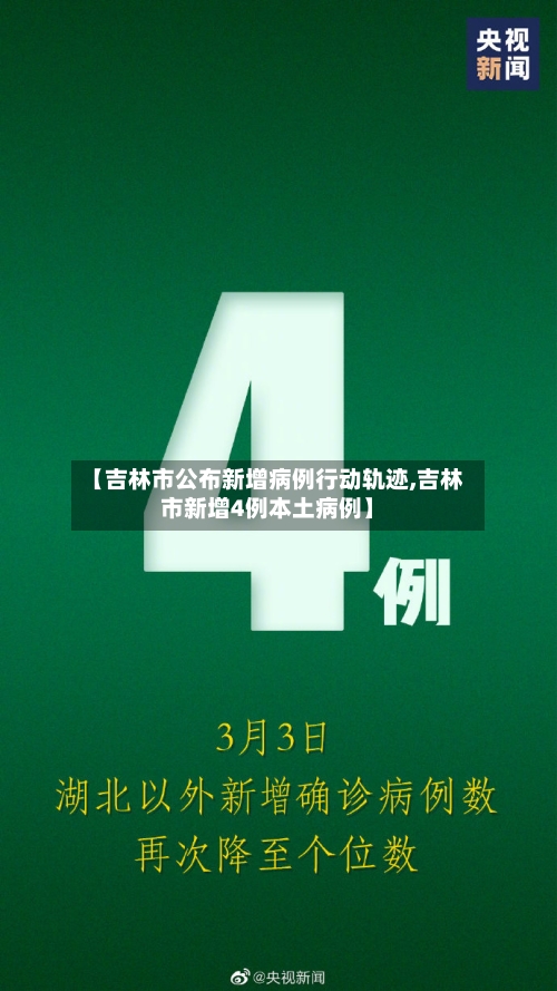 【吉林市公布新增病例行动轨迹,吉林市新增4例本土病例】-第3张图片