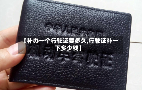 【补办一个行驶证要多久,行驶证补一下多少钱】