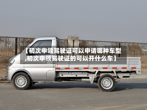 【初次申领驾驶证可以申请哪种车型,初次申领驾驶证的可以开什么车】-第3张图片